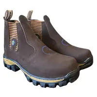 Botina Masculina de Couro Nobuck Pottro REF 516 Café, foto 4