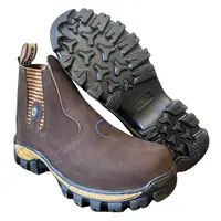 Botina Masculina de Couro Nobuck Pottro REF 516 Café, foto 3