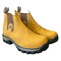 Botina Masculina de Couro Nobuck Pottro REF 516 Kamel, foto 2