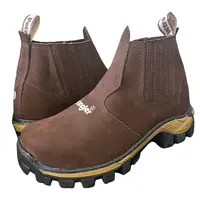 Botina Wrangler de Couro Nobuck REF 504 Café Nobuck, foto 2