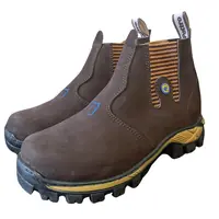 Botina Masculina de Couro Nobuck Pottro REF 516 Café, foto 2