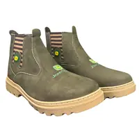 Botina John Deere de Couro Nobuck REF 251 Capim, foto 3