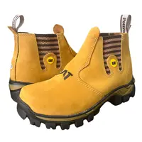 Botina Masculina Couro Nobuck CAT REF 519 Kamel, foto 2
