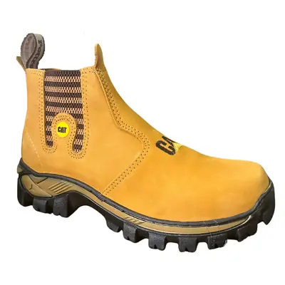 Botina Masculina Trabalho Couro CAT Bota Masculina de Couro Butina REF 519