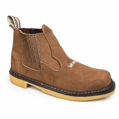 Botina Masculina Trabalho Couro Wrangler Latex Bota Country REF 218