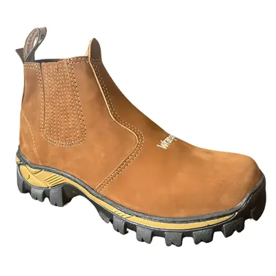 Botina Masculina Trabalho Couro Wrangler Bota Masculina de Couro Butina REF 504
