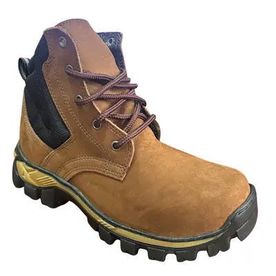 Bota Coturno Masculino Trabalho em Couro REF 401