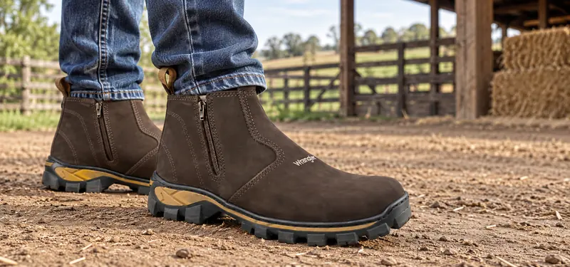 botina ziper wrangler