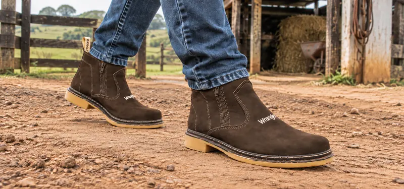 botina wrangler ziper pottro