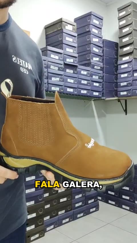 Botina Wrangler de Couro Nobuck REF 504 Castor, capa do vídeo 2