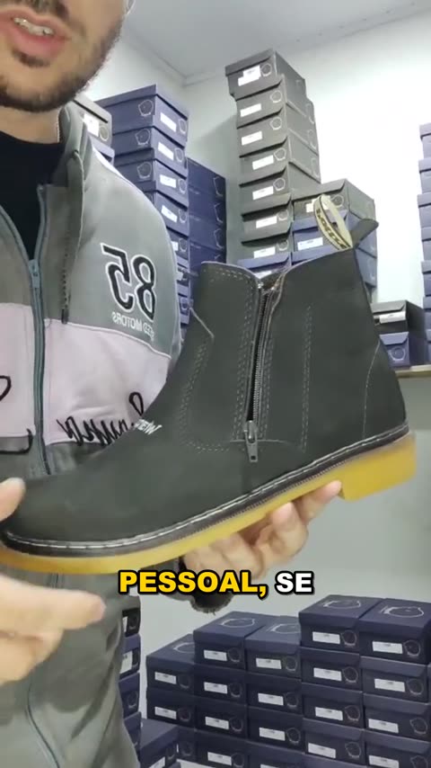 Botina Wrangler de Couro Nobuck e Solado Látex REF 239 Café, capa do vídeo 1