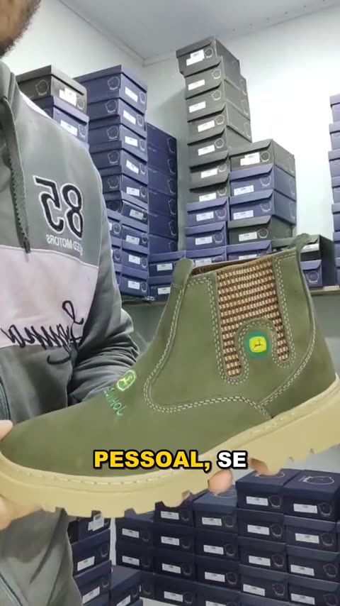 Botina John Deere de Couro Nobuck REF 251 Capim, capa do vídeo 2