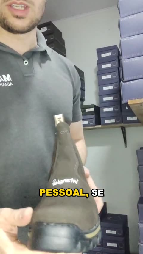 Botina Wrangler de Couro Nobuck REF 504 Café Nobuck, capa do vídeo 1
